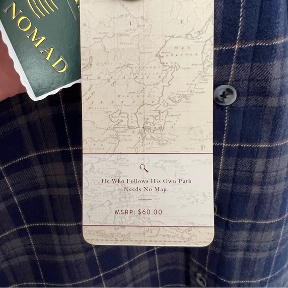 The "Sierra Lined Flannel" by Nomad NWT Thermal Lined Sturdy Flannel Button Up M - Picture 11 of 11